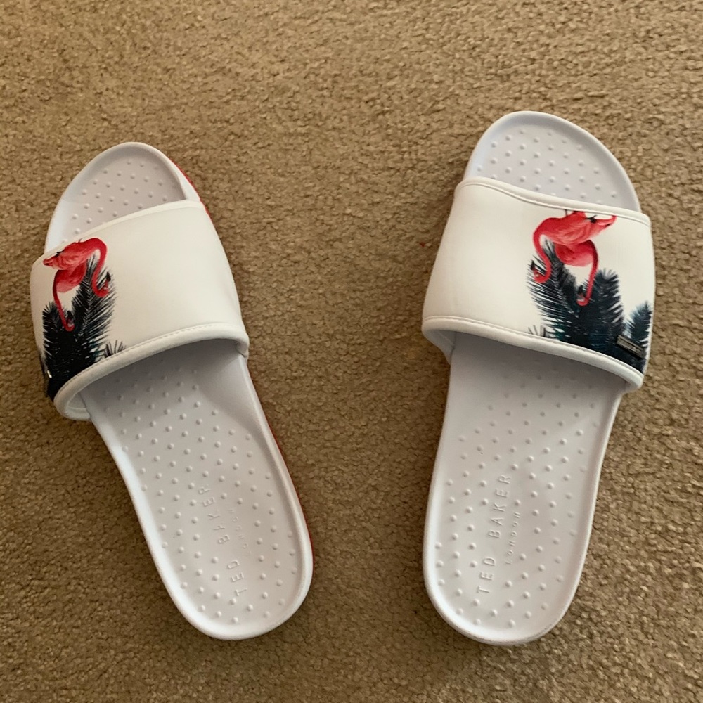TED BAKER White Slippers